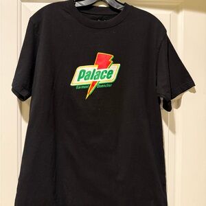 PALACE Black Tee with White Logo